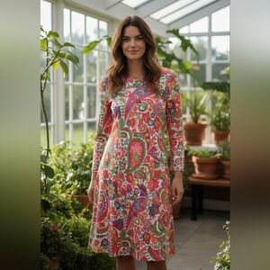 Colorful Paisley Women's Dress